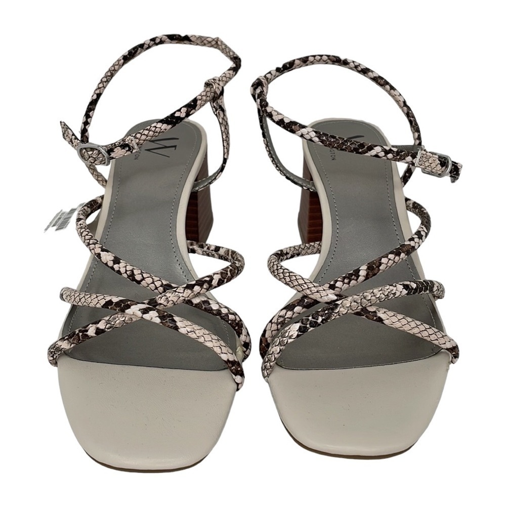 Worthington Sandals Open Toes Python Print Strappy NWT Size 8.5